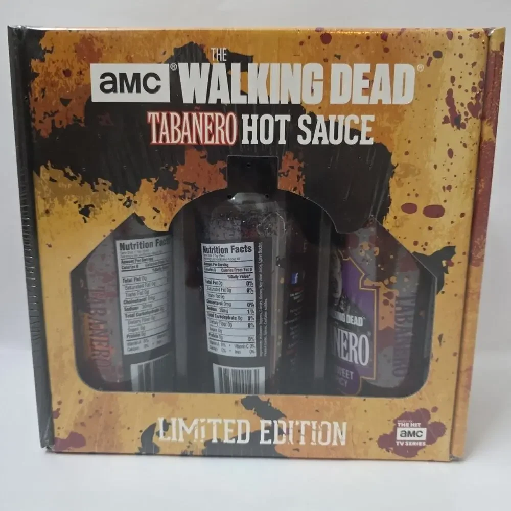 The Walking Dead Tabanero Hot Sauce Gift Set Limited Edition AMC Collectible